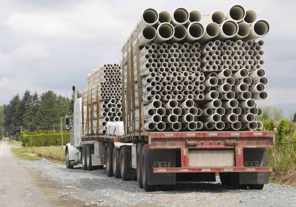 pipe truck